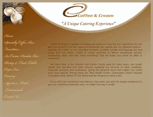 Tablet Screenshot of coffeeandcream.ca